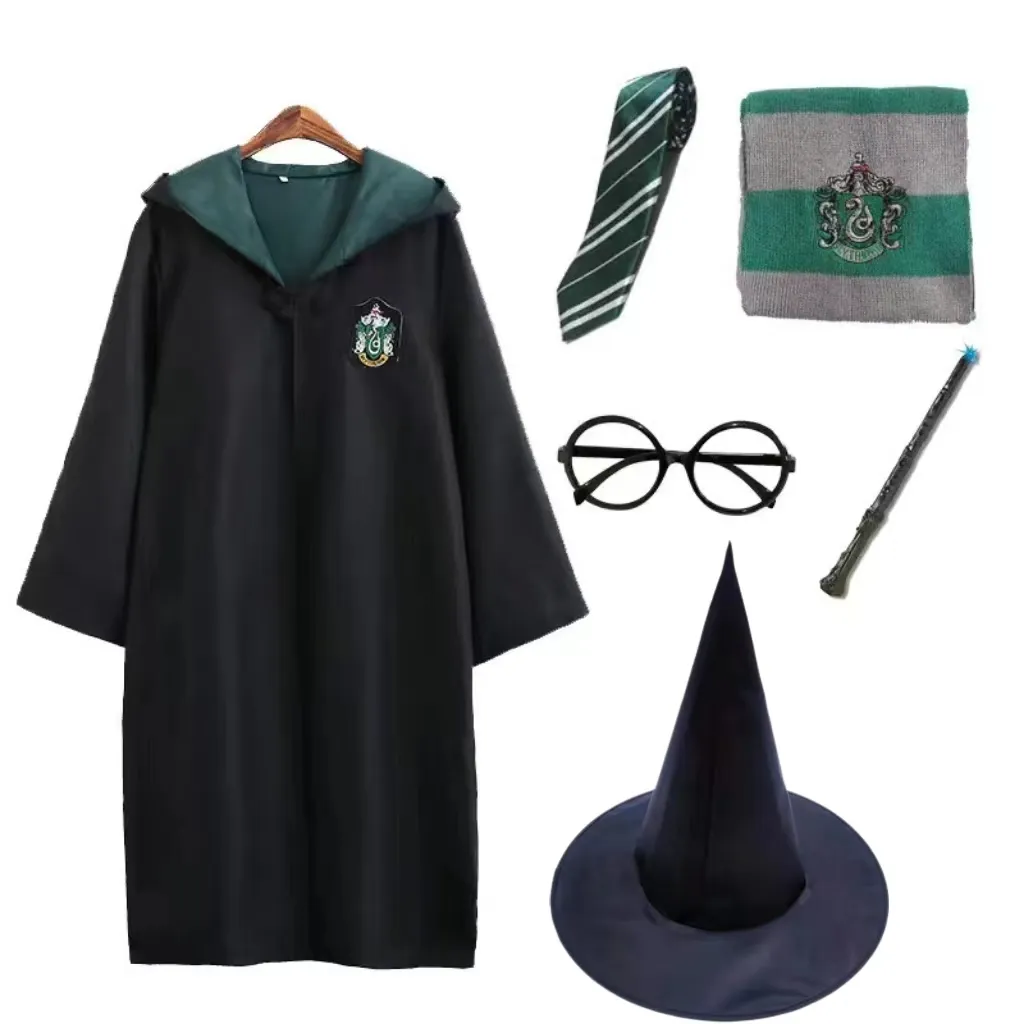 Hot new Halloween cosplay movie costume magic robe jacket six Piece set05
